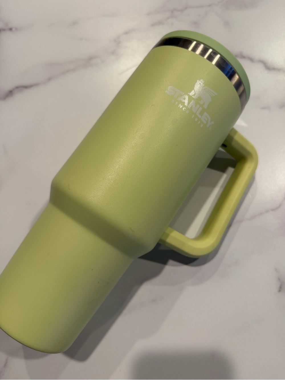 Stanley Travel Mug in Lime Green 40oz